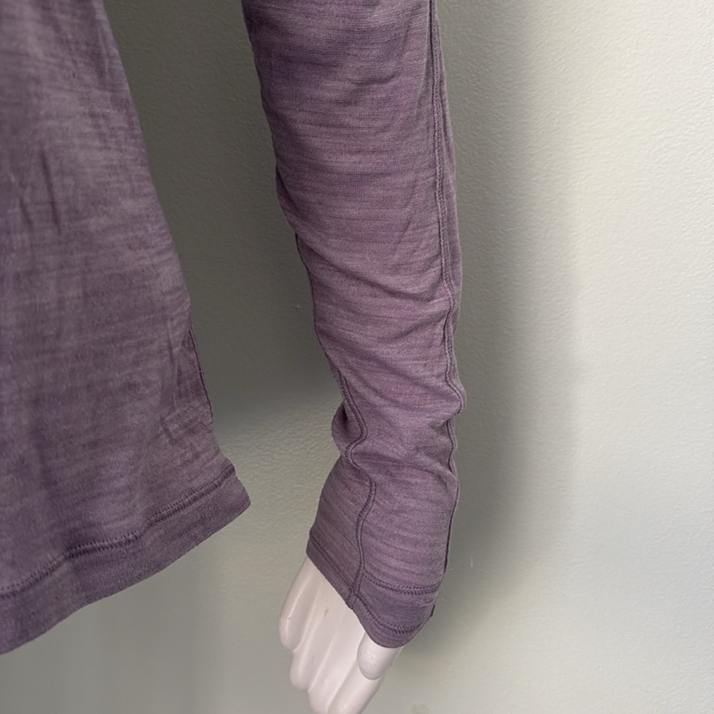 Lululemon Meant To Move Long Sleeve Shirt Heathered Dusty Dawn size 4 - Picture 6 of 10